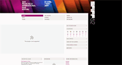 Desktop Screenshot of fest09.sffs.org